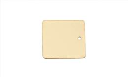 Gold Filled Blank-ID Necklace Square 16mm