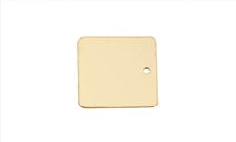 Gold Filled Blank-ID Necklace Square 16mm