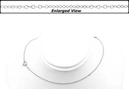Sterling Silver Ready to Wear 1.2mm Cable Chain With Springring Clasp