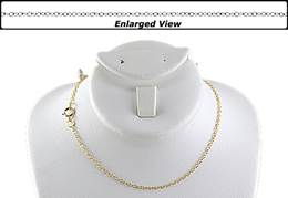 14K Ready to Wear 1.4mm Cable Chain Necklace With Springring Clasp