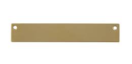 14K Rectangle Double Hole Charm