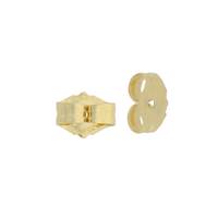 10k Gold 5.0mm Earring Back 0.76mm Center Hole