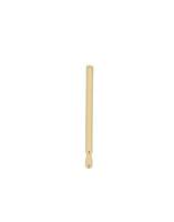 14K Earring Friction Short Post 9.4mm by 0.66mm