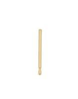 14K Earring Friction Short Post 9.4mm by 0.66mm