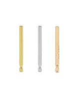 14K Earring Friction Short Post 9.4mm by 0.76mm