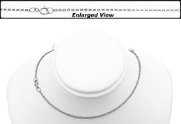Sterling Silver Ready to Wear 1.4mm Rolo Chain With Springring Clasp