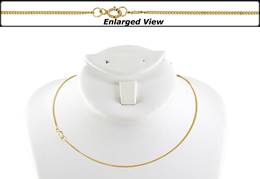Gold Filled Ready to Wear 1.2mm Curb Chain With Springring Clasp