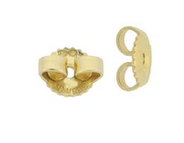 18K 7.0mm Earring Earnut 1.0mm Center Hole