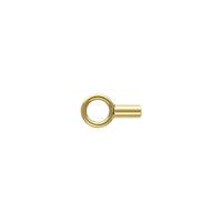 Gold Filled 7X4mm Crimp Endcap