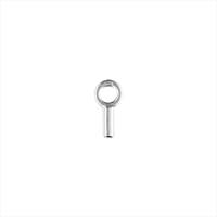 Sterling Silver 8X4mm Crimp Endcap