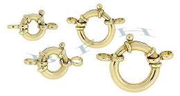 14K Bolt Springring Clasp