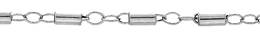 Sterling Silver Round 3 and 1 Bar Chain