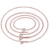 Rose Gold Filled Sparkle Wire Beading Hoop