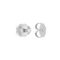 Sterling Silver 5X0.76mm Hole Earring Friction Earnut