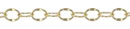 3.5mm Width Open Cable Dapped Chain Gold Filled Chain