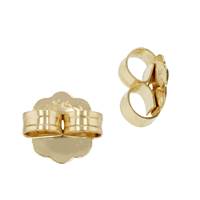 14K 5mm Earring Friction Earnut 0.76 mm Center Hole