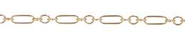 1.6mm Width 3+1 Elongated Oval Gold Filled Chain