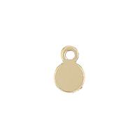 Gold Filled Disc Charm