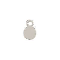 Sterling Silver Disc Charm