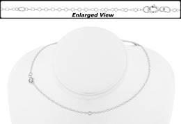 Sterling Silver 16+2 Inches Ready to Wear 1.3mm Round Cable Chain