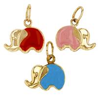 14K Elephant Charm