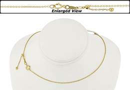 Gold Filled Ready to Wear Adjustable Cable Chain 1.1mm Width