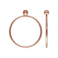 Rose Gold Filled Stacking Ring w/3mm Ball