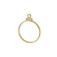 Gold Filled $5.00 Coin Mounting