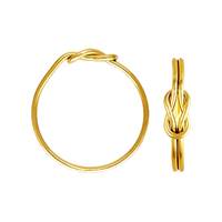 Gold Filled Double Long Knot Ring