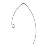 Sterling Silver V Shape Earwire Earring