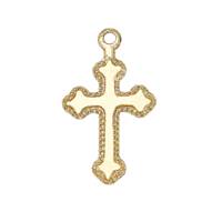 Gold Filled 13x9.5mm Cross Charm