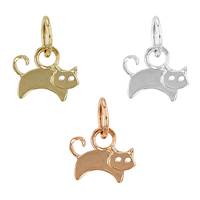 14K Cat Charm