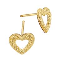 Gold Filled Heart Stud Earring