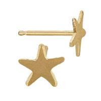 14K Star Stud Earring