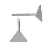 Sterling Silver Triangle Stud Earring