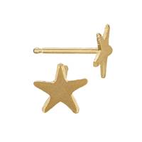 14K Star Stud Earring