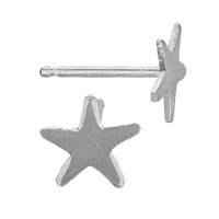 Sterling Silver Star Stud Earring