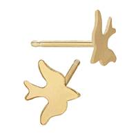 14K Swallow Stud Earring