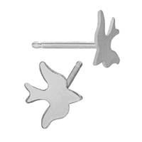 Sterling Silver Swallow Stud Earring