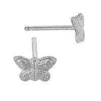 Sterling Silver Butterfly Stud Earring