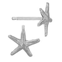 Sterling Silver Star Fish Stud Earring