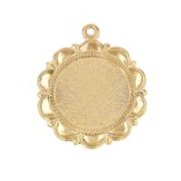 Gold Filled Blank Charm