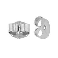 10k Gold 4.5mm Earring Back 0.76mm Center Hole