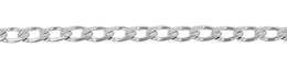 4.4mm Width Sterling Silver Flat Curb Chain