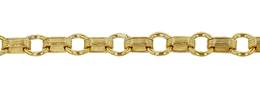 6.4mm Width Fancy Cable Chain Gold Filled