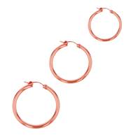 Rose Gold Filled Hoop Flex Earring