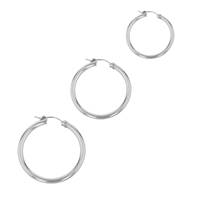 Sterling Silver Hoop Flex Earring