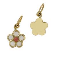 14K Flower Charm