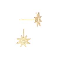 14K Star Stud Earring