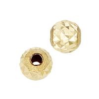 14K Faceted Bead